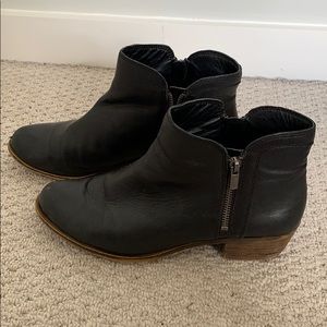 Lucky Brand Black Chelsea Booties